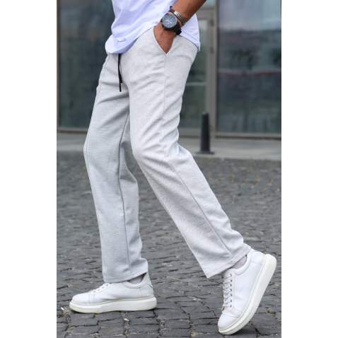 Gray Relaxed Jogger Trousers 5478 - Gri