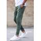 Madmext Men Khaki Jacquard Sweatpants 5431 - Haki