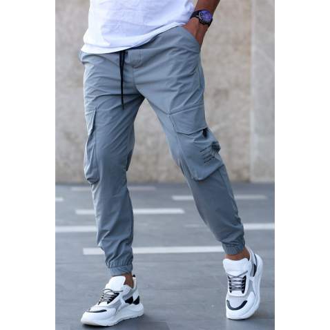 Madmext Men Jogger Dye Gray Trousers 5417 - Boyalı gri