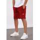 Madmext Men Maroon Capri Shorts 5443 - Bordo