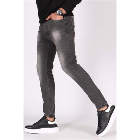 Madmext Men Oversize Smoke Gray Jeans 5128 - Füme