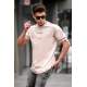 Madmext Men Beige T-Shirt 4461 - Bej