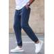 Madmext Men Plain Navy Blue Sweatpants 5424 - Lacivert