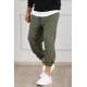 Madmext Men Oversize Khaki Sweatpants 4832 - Haki