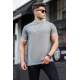 Madmext Men Dye Gray T-Shirt 5815 - Boyalı gri