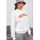 Mad Girls Printed White Sweatshirt MG785 - Beyaz