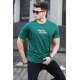 Madmext Men Printed Dark Green T-shirt 5383 - Koyu yeşil