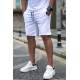 Madmext Men White Shorts 4842 - Beyaz