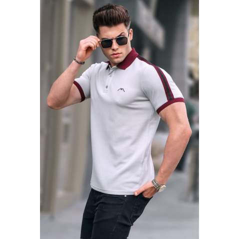 Dye Gray Polo T-Shirt 5888 - Boyalı gri