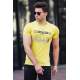 Madmex Yellow T-shirt for Men 4594 - Sarı