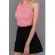 Women Pink Strap Top - Pembe