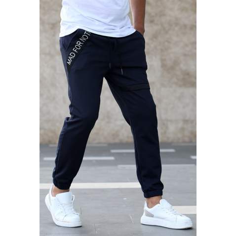 Madmext Men Navy Blue Sweatpants 5406 - Lacivert