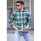 Green Plaid Shirt 5542 - Yeşil