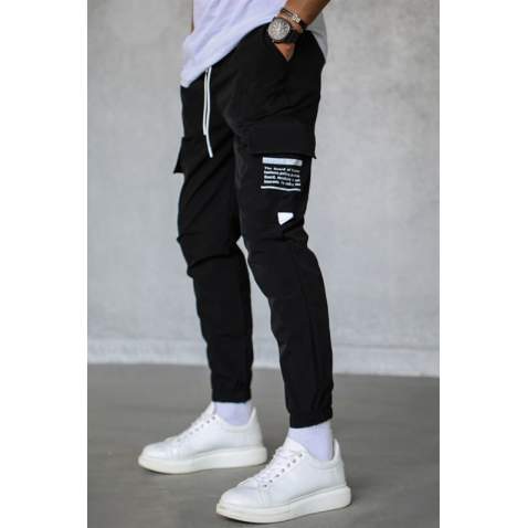 Men Black Jogger Trousers 5468 - Siyah