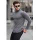 Anthracite Turtleneck Knitwear Sweater 5785 - Antrasit