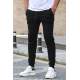 Madmext Men Black Sweatpants 2080 - Siyah