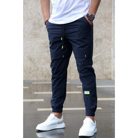 Madmext Men Basic Navy Blue Sweatpants 5412 - Lacivert