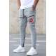 Madmext Printed Grey Sweatpants 4208 - Gri