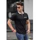 Madmext Men Black Polo T-shirt 5396 - Siyah