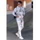 Madmext Gray Tie-Dye Men Tracksuit Set 4758 - Gri