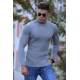 Madmext Dark Grey Turtleneck Jumper 4359-2 - Antrasit