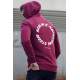 Madmext Men Printed Maroon Sweatshirt 5306 - Bordo