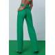 Mad Girls Green Palazzo Jeans Mg1189 - Yeşil