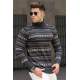 Madmext Men Turtleneck Anthracite Knitted Sweater 5170 - Antrasit