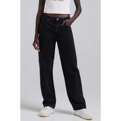 Mad Girls Black Palazzo Jeans MG1330 - Siyah