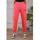 Mad Girls Pink-Green Jogger Sweatpants MG303 - Pembe