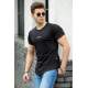 Madmext Black Basic T-shirt for Men 4516 - Siyah