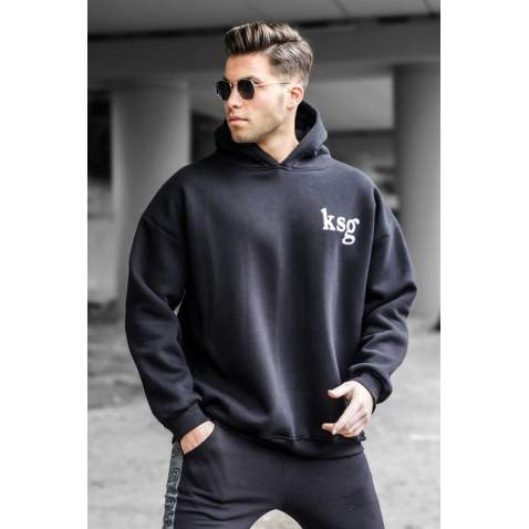 Madmext Men Black Oversize Sweatshirt 5337 - Siyah