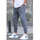 Anthracite Slim Fit Jogger Trousers 5472 - Antrasit