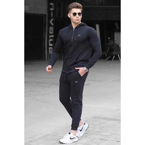 Madmext Men Black Tracksuit 4779 - Siyah