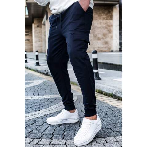 Madmext Navy Blue Sweatpants 4831 - Lacivert