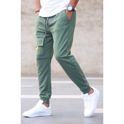 Madmext Men Khaki Trousers 5420 - Haki