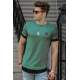 Madmext Green Rapped T-shirt for Men 4489 - Yeşil