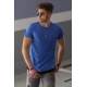 Madmext Men Blue Plain T-shirt 4465 - Saks