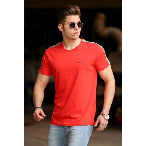 Madmext Men Red Plain T-shirt 4513 - Kırmızı