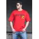 Madmext Red Printed T-shirt for Men 4972 - Kırmızı