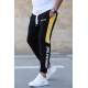 Madmext Men Black Side Striped Sweatpants 2719 - Siyah