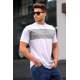 Madmext Men White T-shirt 5377 - Beyaz