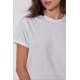 Mad Girls White T-shirt MG1351 - Beyaz