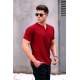 Men Maroon Basic T-Shirt - Bordo