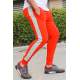 Mens Sweatpants In Striped Design Orange Color 2926 - Turuncu