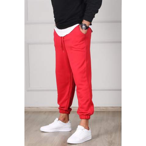 Madmext Men Oversize Red Sweatpants 4832 - Kırmızı