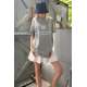 Dye Gray Printed Oversize T-Shirt MG1512 - Boyalı gri