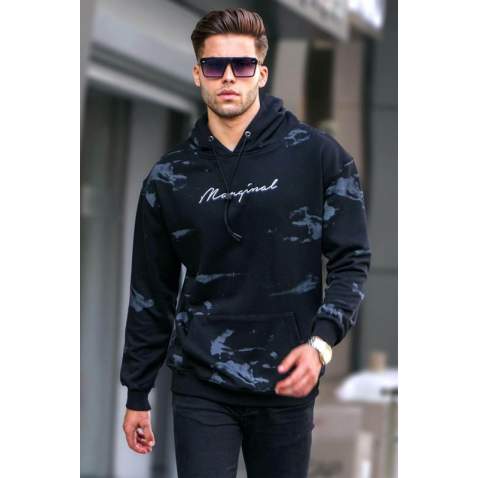 Madmext Men Black Sweatshirt 5291 - Siyah