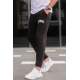 Madmext Printed Black Sweatpants For Men 5616 - Siyah