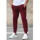 Madmext Men Maroon Plain Sweatpants 4209 - Bordo